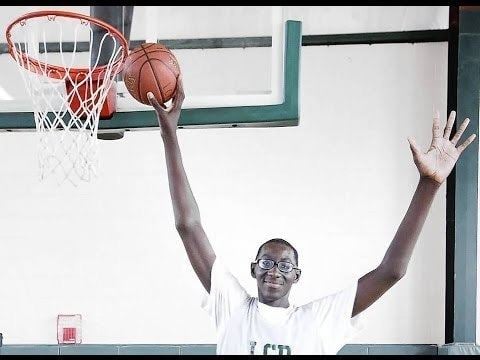 Tacko Fall Tallest H S Basketball Player Tacko Fall is 75 DAMN YouTube