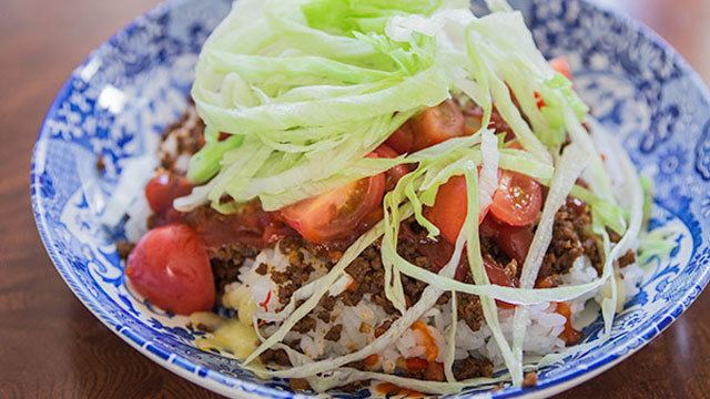 Taco rice Taco Rice Recipe Japanese Recipes PBS Food