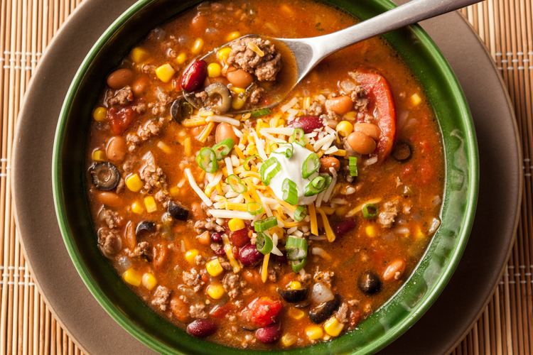 Taco soup Slow Cooker Taco Soup Recipe Chowhound