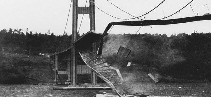 Tacoma Narrows Bridge (1940) Tacoma Narrows Bridge 1940 Devastating Disasters