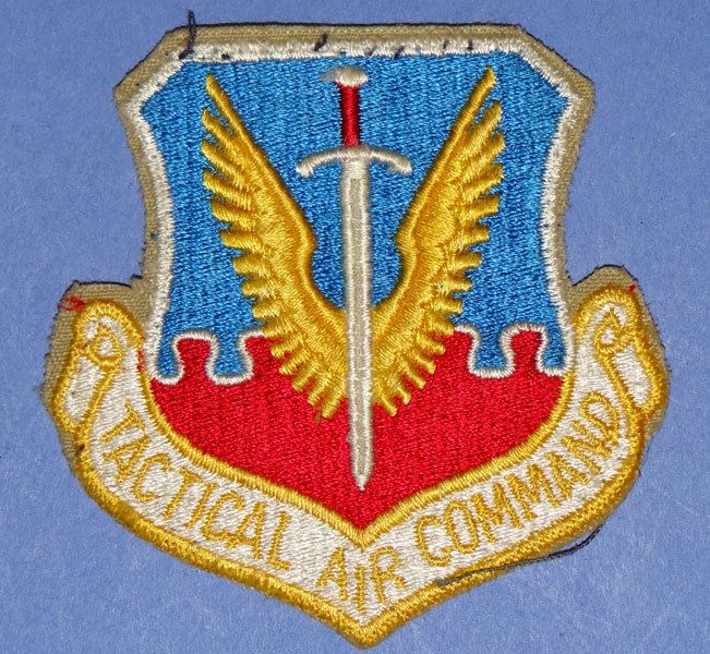 Tactical Air Command USAF quotTactical Air Commandquot Patch US Patches Jessen39s Relics