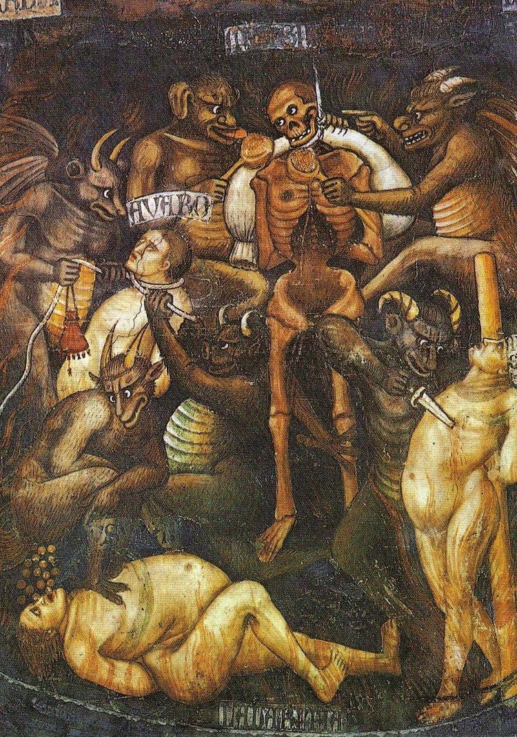 Taddeo di Bartolo MONSTER BRAINS Taddeo di Bartolo Last Judgement 1394