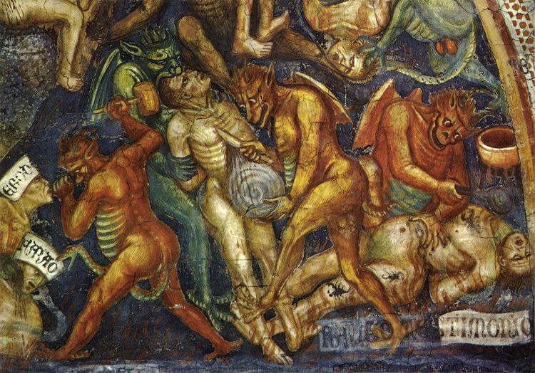 Taddeo di Bartolo MONSTER BRAINS Taddeo di Bartolo Last Judgement 1394