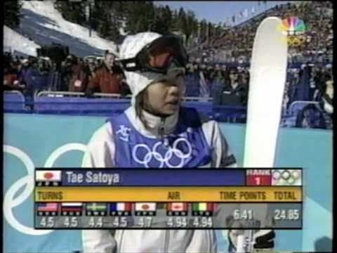 Tae Satoya Tae Satoya 2002 Olympic Moguls Final YouTube