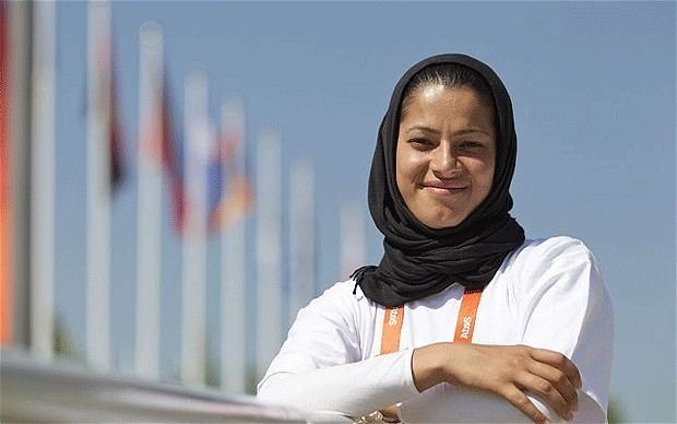 Tahmina Kohistani London 2012 Olympics Afghan athlete Tahmina Kohistani is