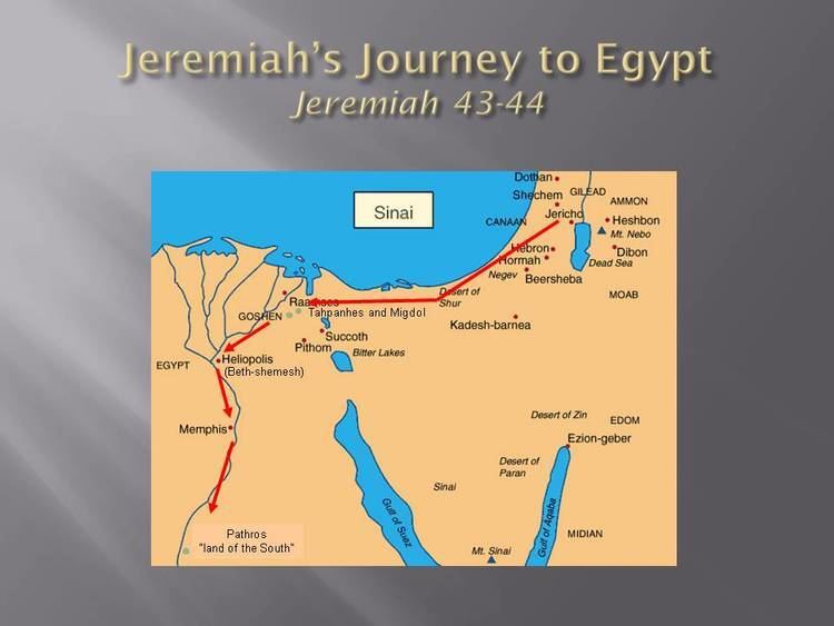 Tahpanhes Jeremiah 44 Gospel Doctrine