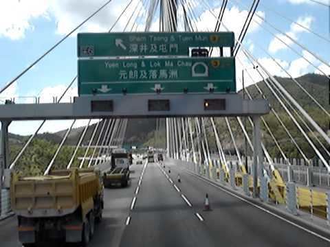 Tai Lam Tunnel KMB 268C Cheung Tsing Tunnel to Tai Lam Tunnel Toll Plaza YouTube