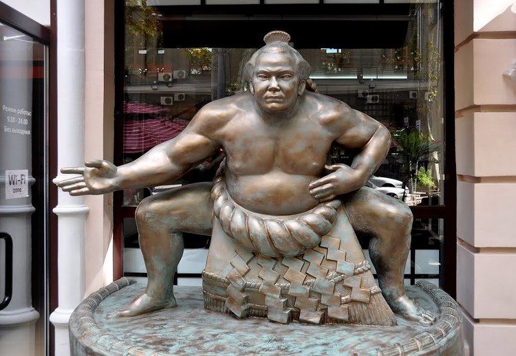 Taihō Kōki Panoramio Photo of Monument to sumo wrestler Taih Kki Ivan