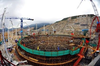 Taishan Nuclear Power Plant First concrete for second Taishan reactor