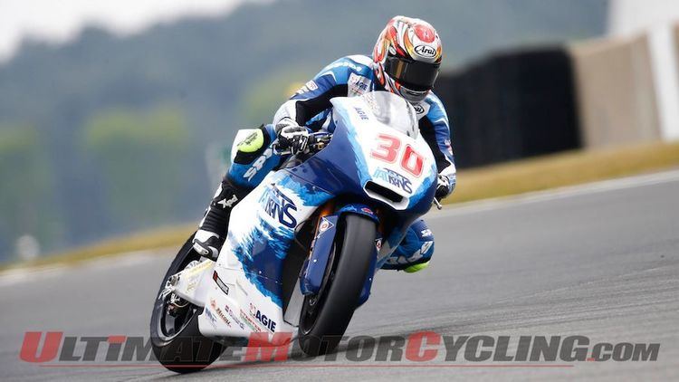 Takaaki Nakagami Italtrans39 Nakagami Earns CareerFirst Pole at Le Mans Moto2