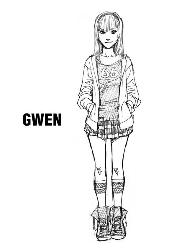 Takeshi Miyazawa CHARACTER MODEL Gwen Stacy by Takeshi Miyazawa