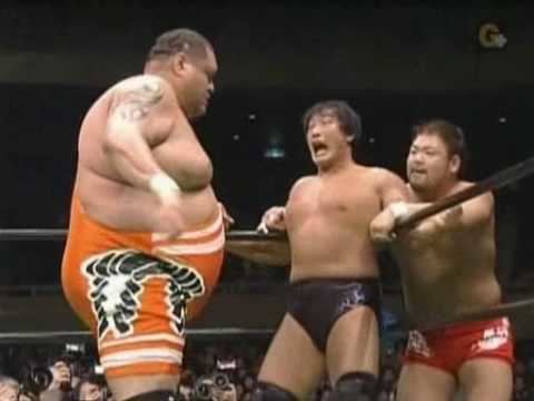 Takeshi Rikio NOAH Akebono Takeshi Rikio vs Kenta Kobashi Jun Izumida YouTube