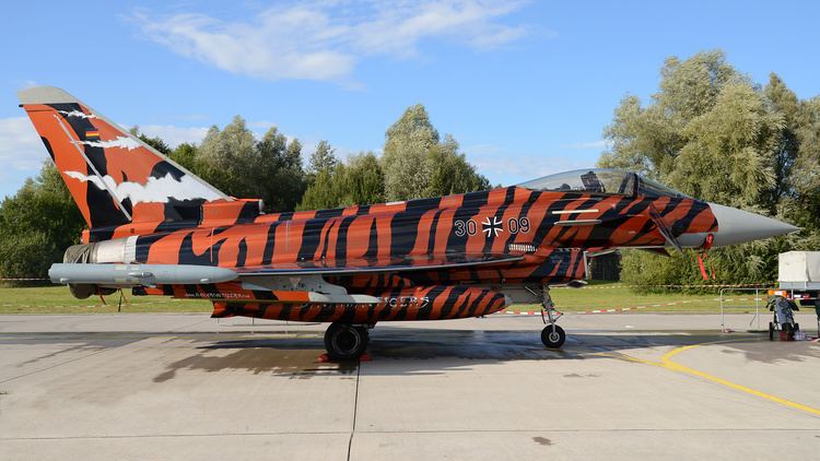 Taktisches Luftwaffengeschwader 74 Eurofighter mit Sonderlackierung vom Taktisches Luftwaffengeschwader