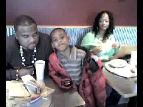 Talance Sawyer Kamarei and family at Chipotle YouTube