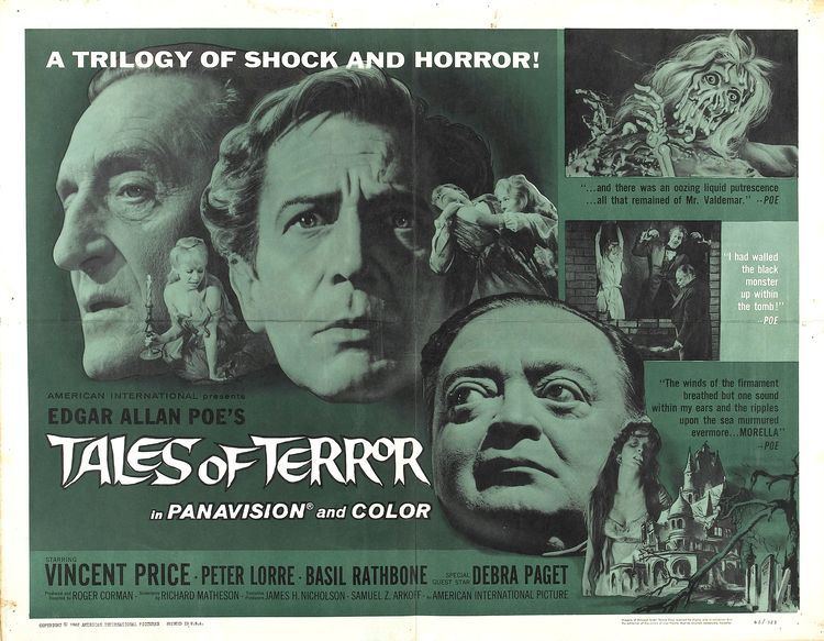 Tales of Terror Poster for Tales of Terror 1962 USA Wrong Side of the Art