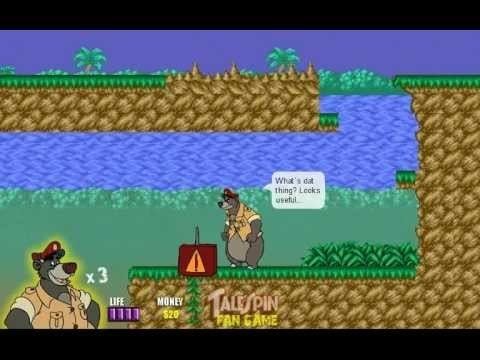 TaleSpin (video game) Disney TaleSpin Fan Video Game January 2012 Prototype YouTube