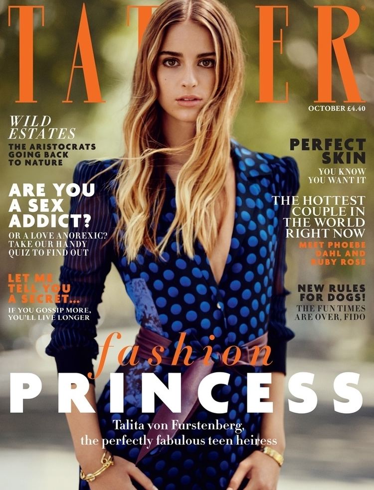 Talita von Fürstenberg Talita Von Furstenberg Stars in Tatler UK Cover Story by Jason Kim