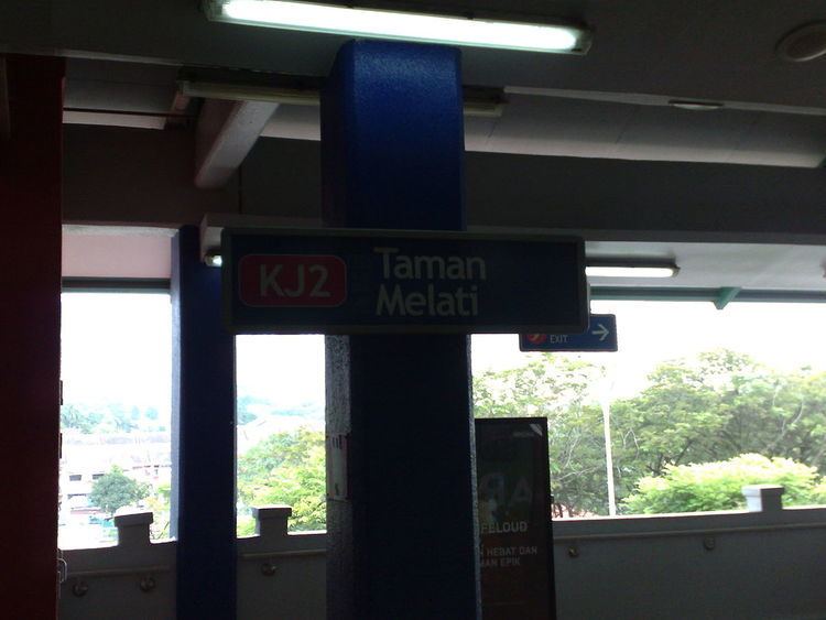 Taman Melati LRT station