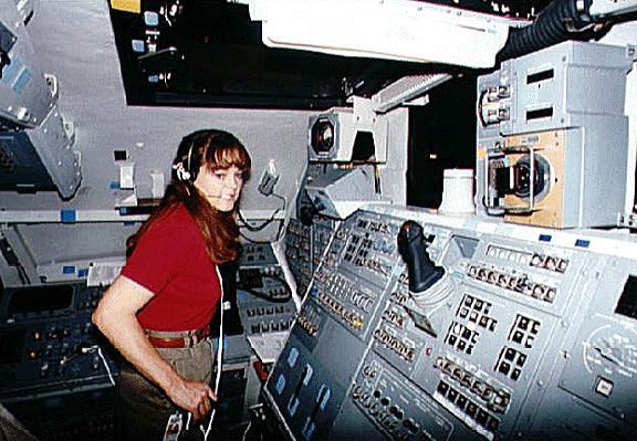 Tamara E. Jernigan Astronaut Tamara E Jernigan training for STS67