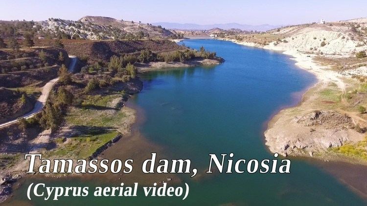 Tamassos Tamassos dam Nicosia Cyprus aerial video YouTube