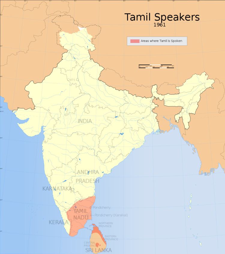 Tamil immigration to Sri Lanka