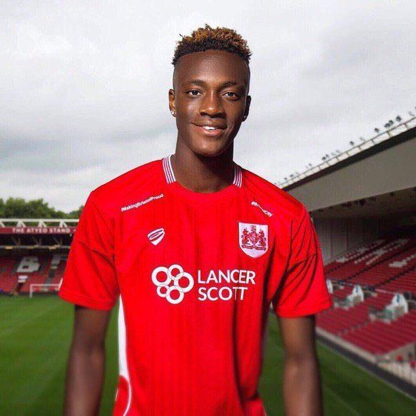 Tammy Abraham Chelsea39s Tammy Abraham scores on his Bristol City debut Official