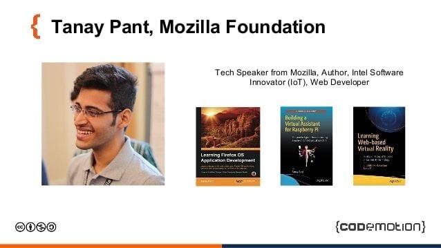 Tanay Pant Web Based Virtual Reality Tanay Pant Codemotion Rome 2017