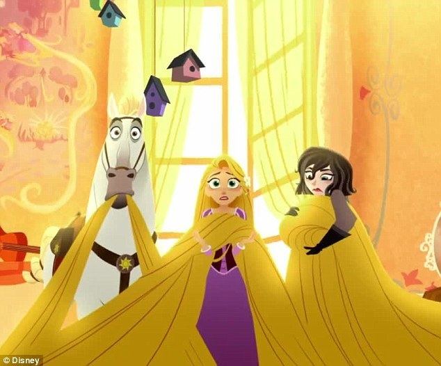 Tangled: The Series Tangled TV series teaser is released and Rapunzel39s hair has somehow