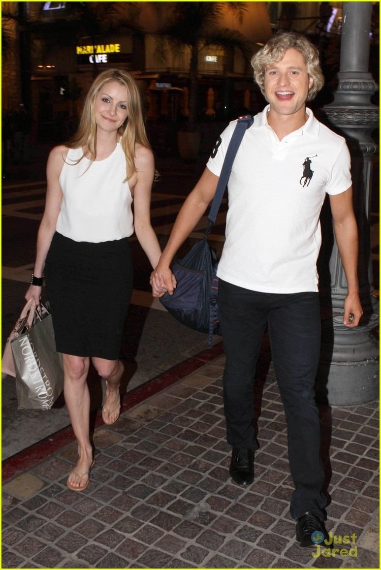 Tanith Belbin White Charlie White Holds Hands with Girlfriend Tanith Belbin at