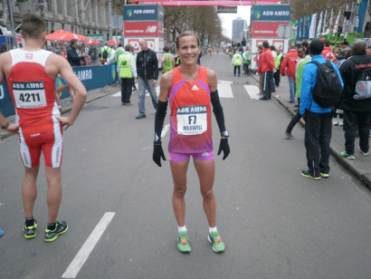 Tanith Maxwell Tanith ABN rotterdam city marathon 2012 Olympics