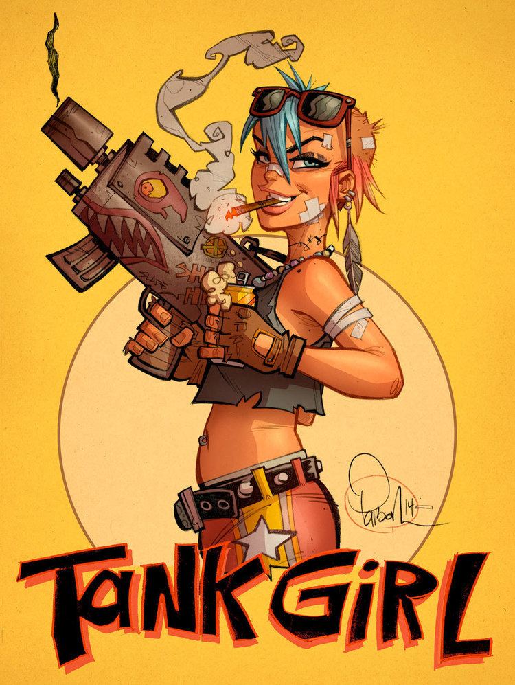 Tank Girl Delve into the post apocalyptic world of Comic39s foulmouthed