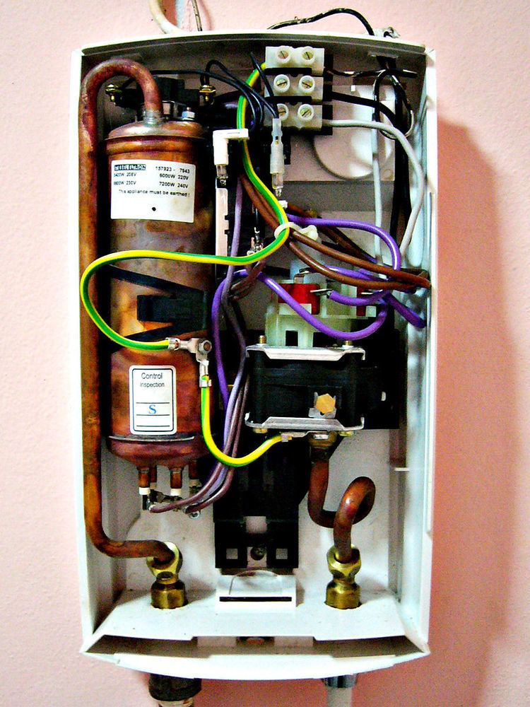 Tankless water heating