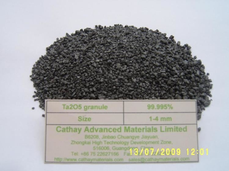 Tantalum pentoxide Tantalum Oxide Ta2O5 granule China Manufacturer Evaporation