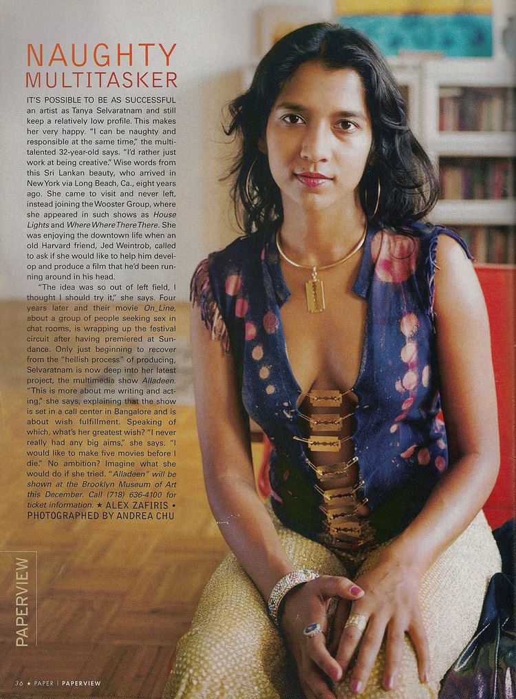 Tanya Selvaratnam Press Tanya Selvaratnam