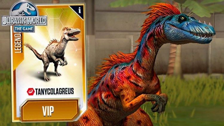 Tanycolagreus TANYCOLAGREUS MAX LVL 40 Jurassic World The Game NEW DINO HD