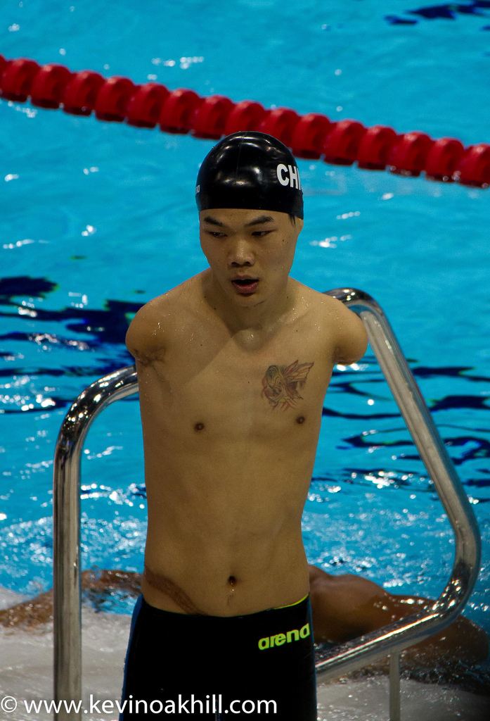 Tao Zheng Amazing Chinese swimmer with no arms Tao Zheng after his Flickr