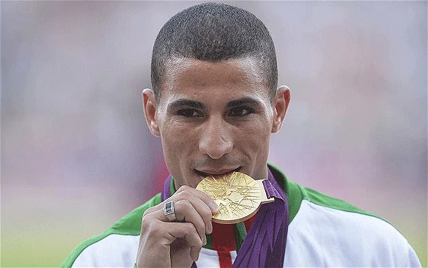 Taoufik Makhloufi London 2012 Olympics 1500m gold medal winner Taoufik