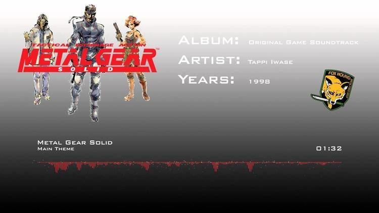 Tappi Iwase Metal Gear Solid Main Theme 1998 Tappi Iwase YouTube