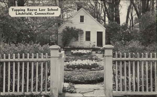 Tapping Reeve Tapping Reeve Law School Litchfield Connecticut Postcard