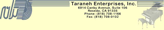 Taraneh Records wwwtaranehrecordscomimagesupperbanner1jpg