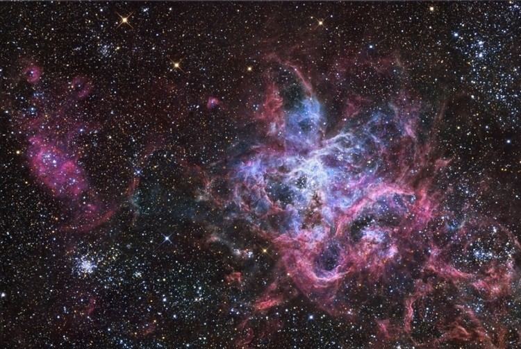 Tarantula Nebula The Tarantula Nebula an H II region in the Large Magellanic Cloud
