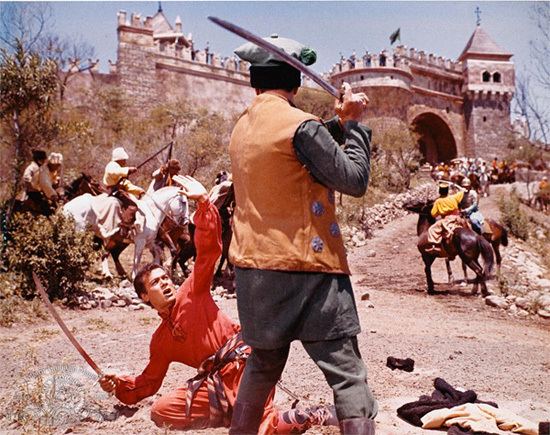 Taras Bulba (1962 film) movie scenes For Taras Bulba Frees did the stentorian narration and dubbed in the voice on an actor playing one of Yul Brynner s Cossack buddies 