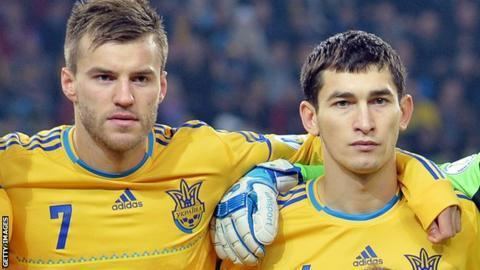 Taras Stepanenko Andriy Yarmolenko Taras Stepanenko Ukraine teammates clash BBC