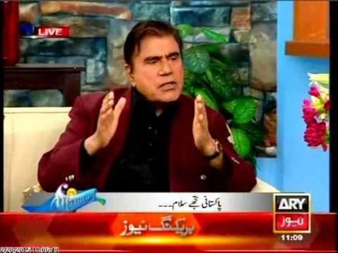 Tariq Aziz (TV personality) Famous Pakistani host Tariq Aziz views on political leaders YouTube