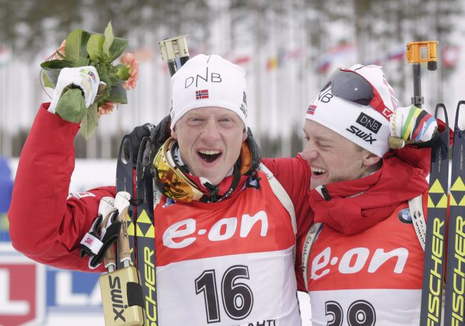 Tarjei Bø Lillebror B grt av glede Jeg grsser p ryggen og trene