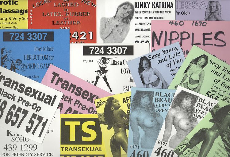 Tart card Collection of London ViceTart Cards Sexuality Prostitution