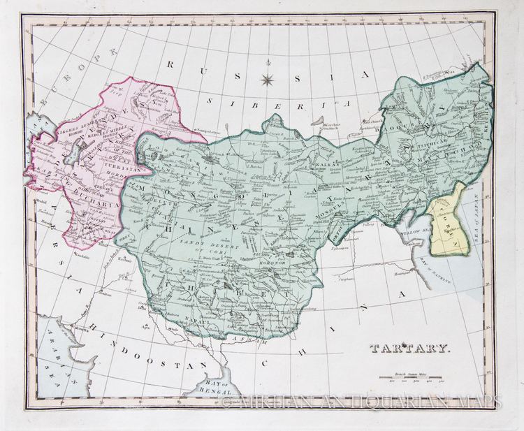 Tartary Map of the Tartary 1825