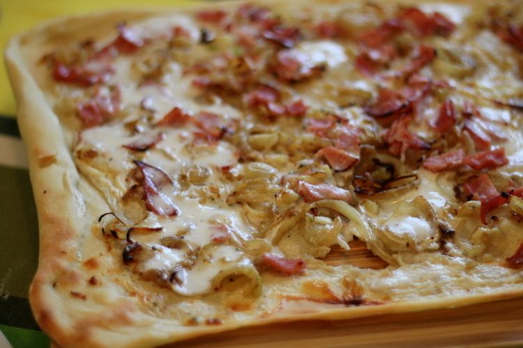 Tarte flambée Tarte Flambe a Recipe for Alsatian Pizza Ashley Abroad