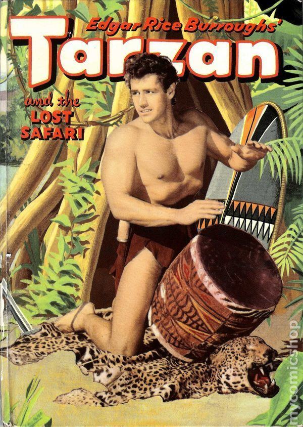 Tarzan and the Lost Safari Tarzan and the Lost Safari HC 1957 Whitman comic books