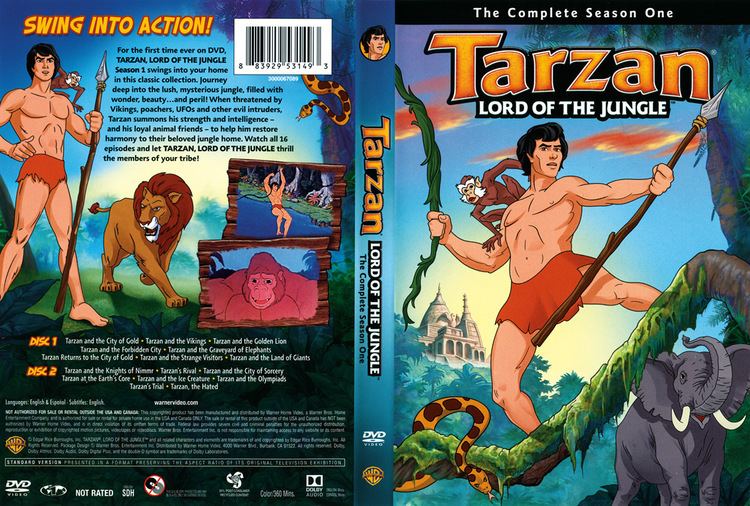 Tarzan, Lord of the Jungle Filmation Tarzan Lord of the Jungle Season 1 DVD Cover Catspaw
